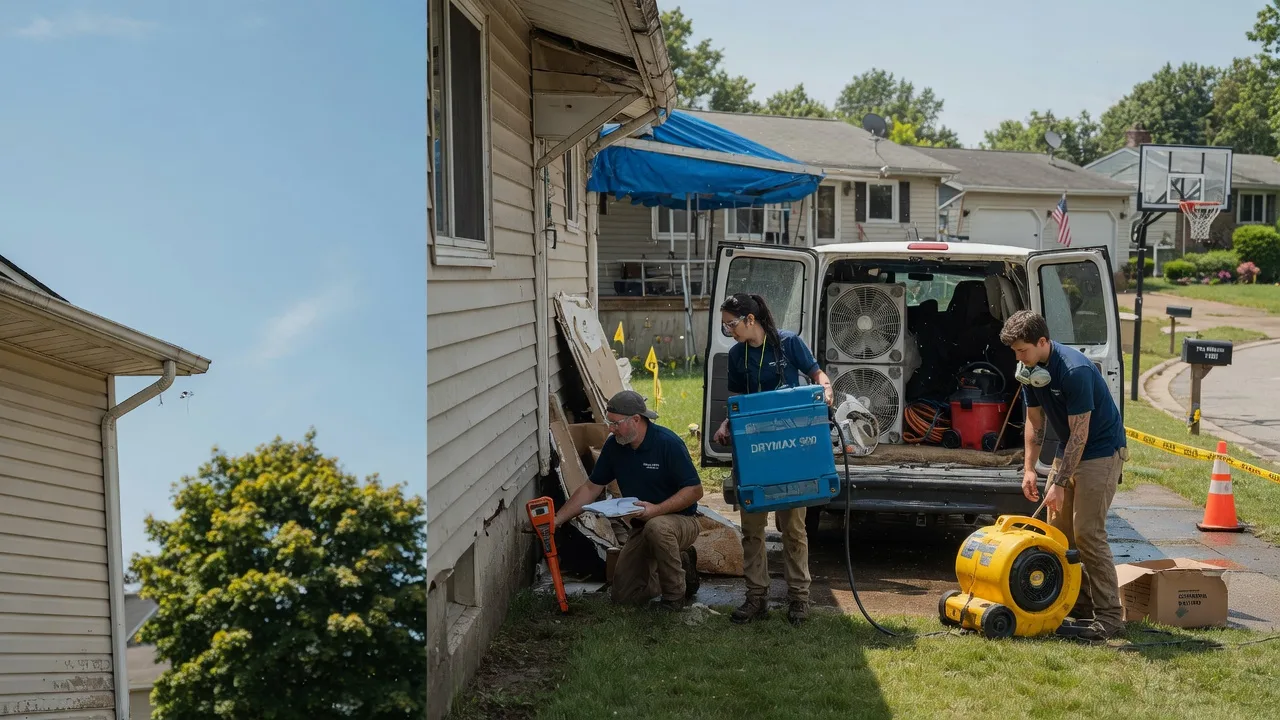 Ceiling Leak Cleanup in Greensboro, PA near me